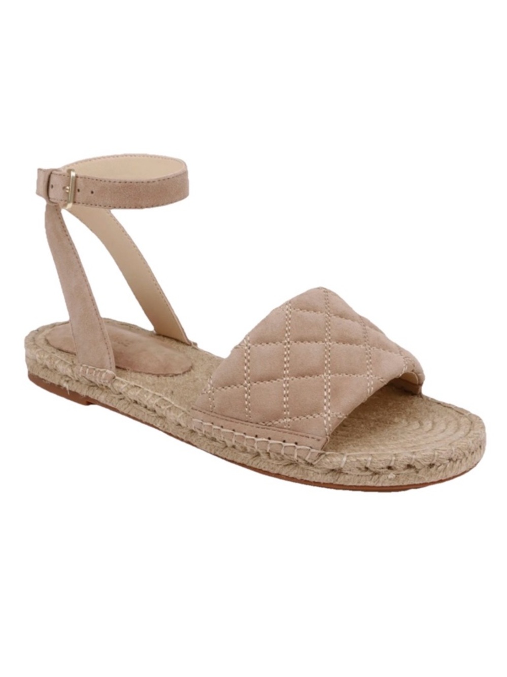 Lagence Grece Ankle Strap Espadrille Suede Sandal Women’s Tan Size 10